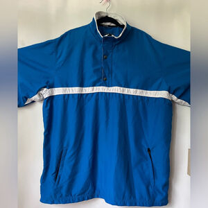 🩷 Fuzion, Men's Canadian Spirit Golfwear Lightweight Jacket - Blue. Size: XXL